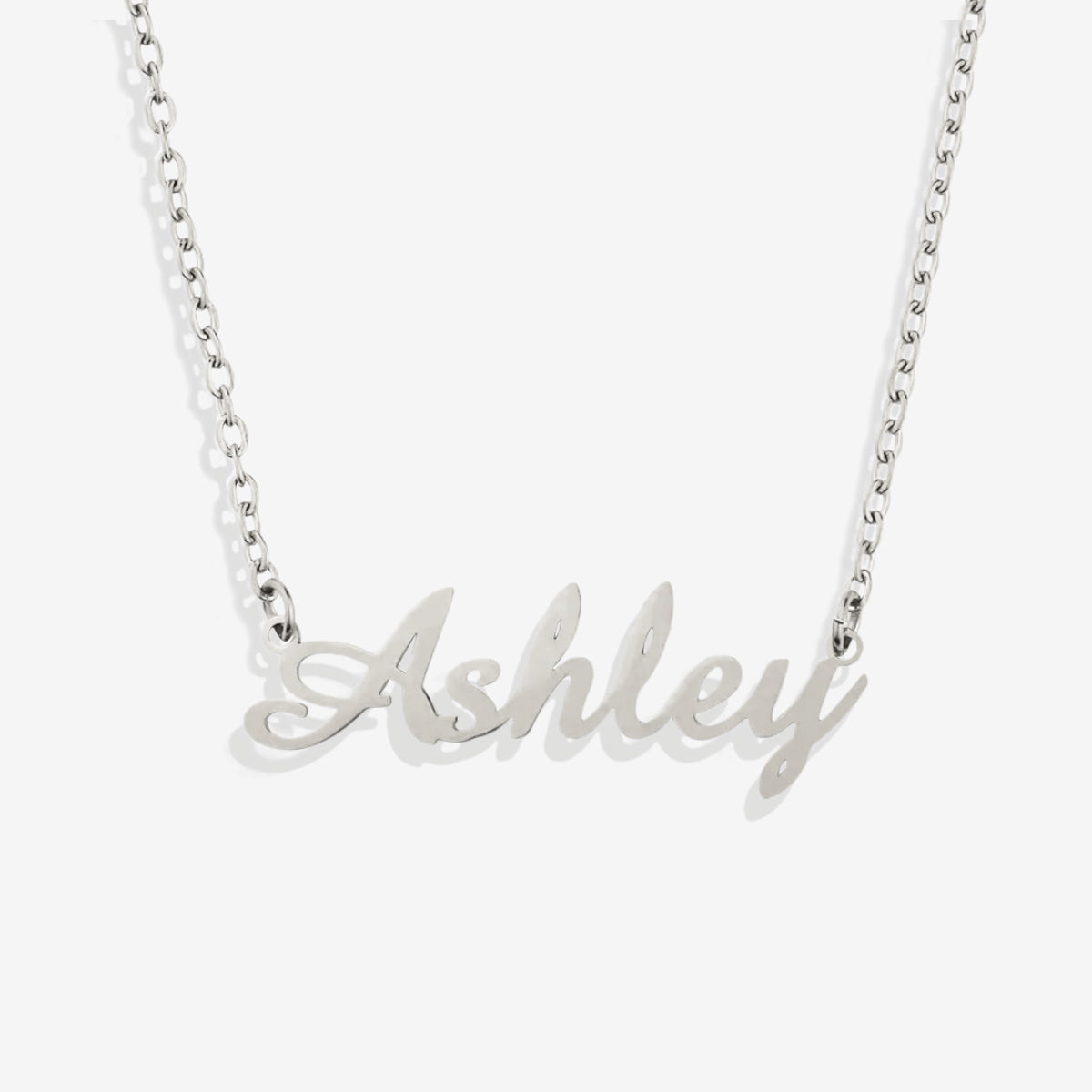 Collier avec nom en plume