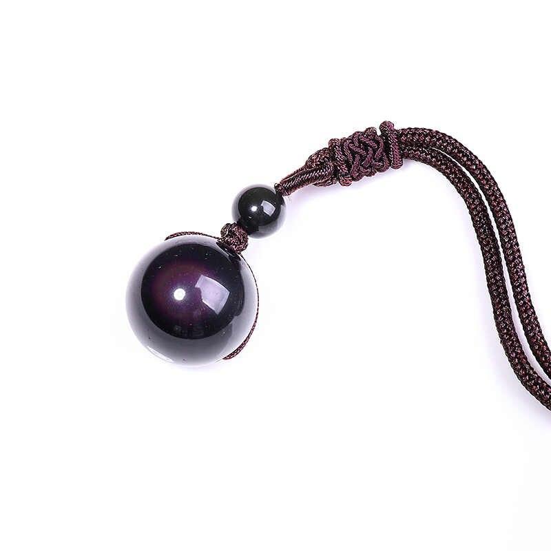 Collier en obsidienne arc-en-ciel - Œil de vérité