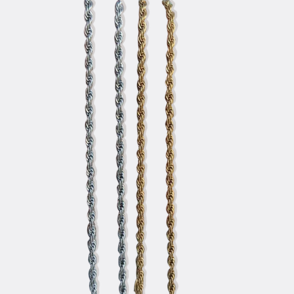 Collier chaîne en corde