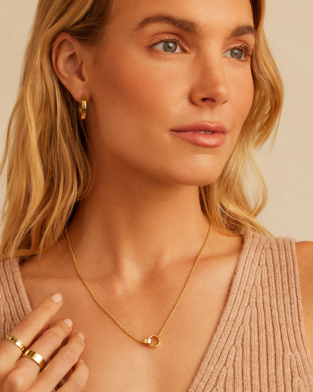 Collier à emboîtement de roses