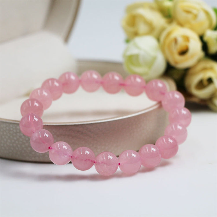 Bracelet d'amour en quartz rose - Inspirez et attirez l'amour