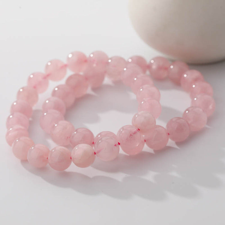 Bracelet d'amour en quartz rose - Inspirez et attirez l'amour