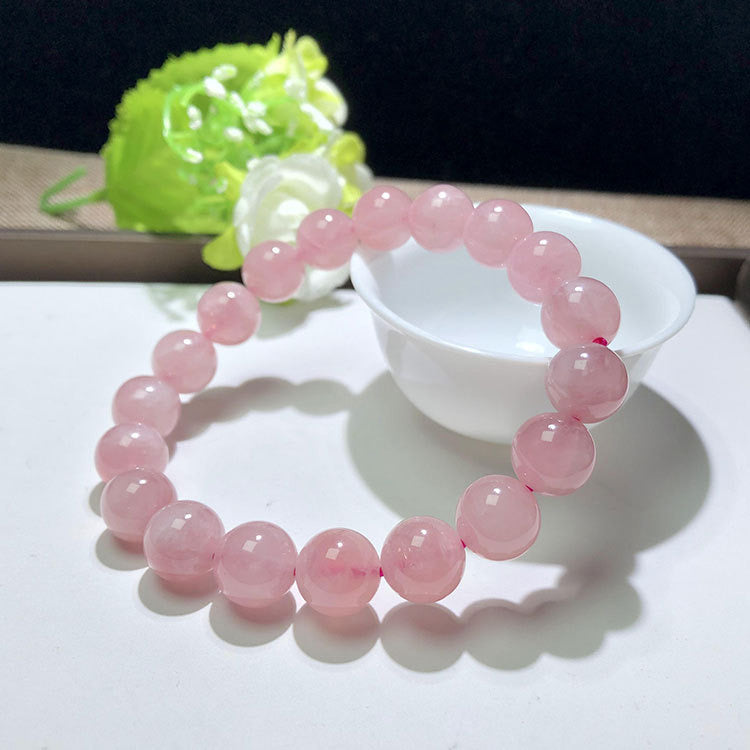 Bracelet d'amour en quartz rose - Inspirez et attirez l'amour