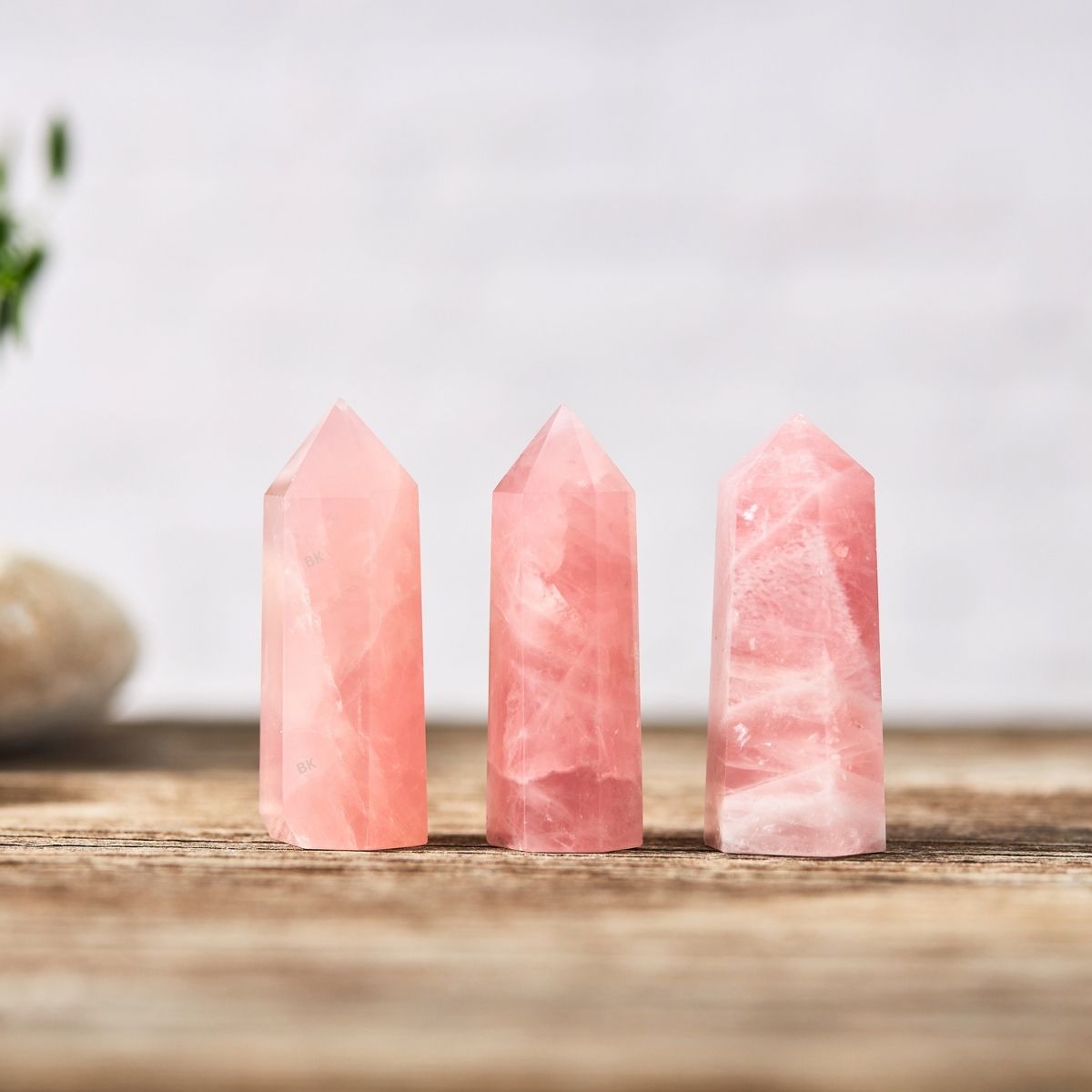 Baguette de quartz rose - Guérison du chakra du cœur