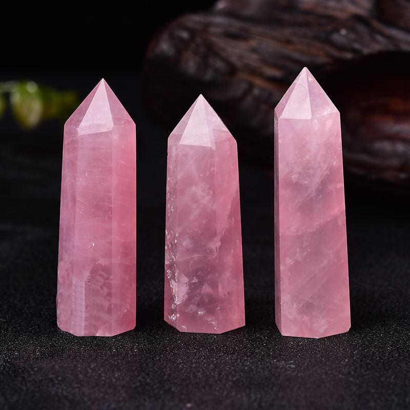 Baguette de quartz rose - Guérison du chakra du cœur