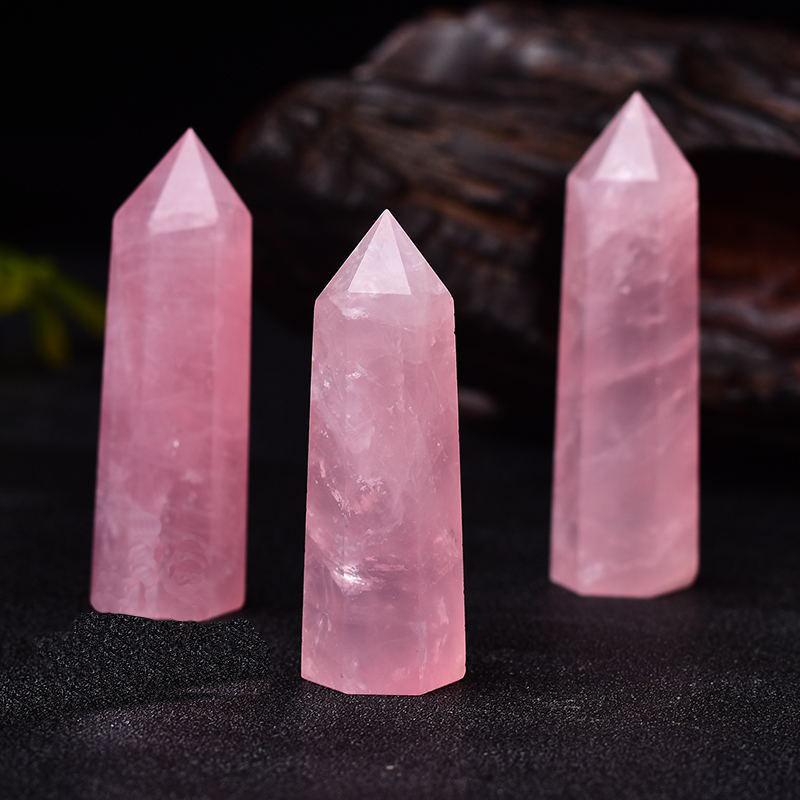 Baguette de quartz rose - Guérison du chakra du cœur