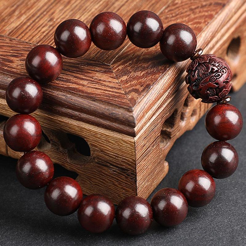 Bracelet en bois de santal, perles de méditation bouddhistes - Paix et concentration