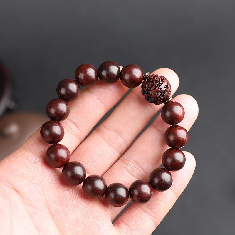 Bracelet en bois de santal, perles de méditation bouddhistes - Paix et concentration