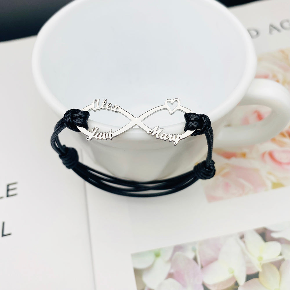 Personalized Infinity Bracelet