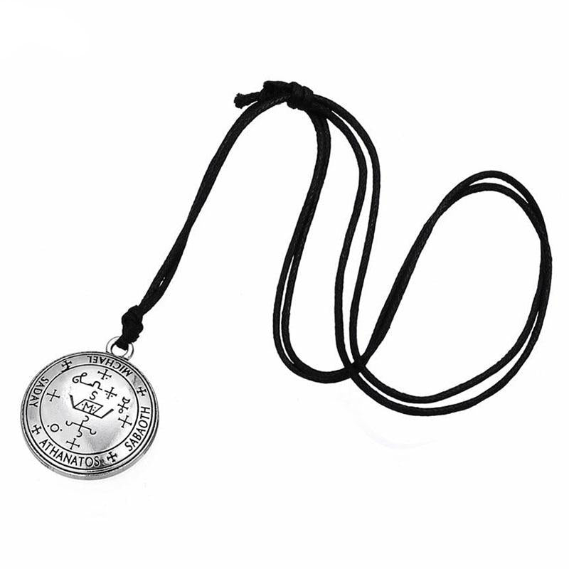 Collier de protection avec amulette du sceau de l'archange Michel