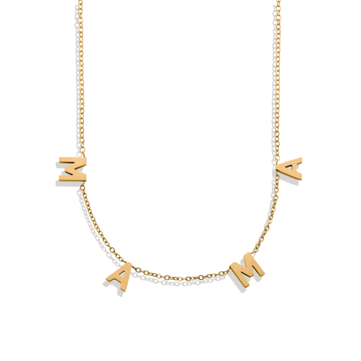 Le collier lettre MAMA