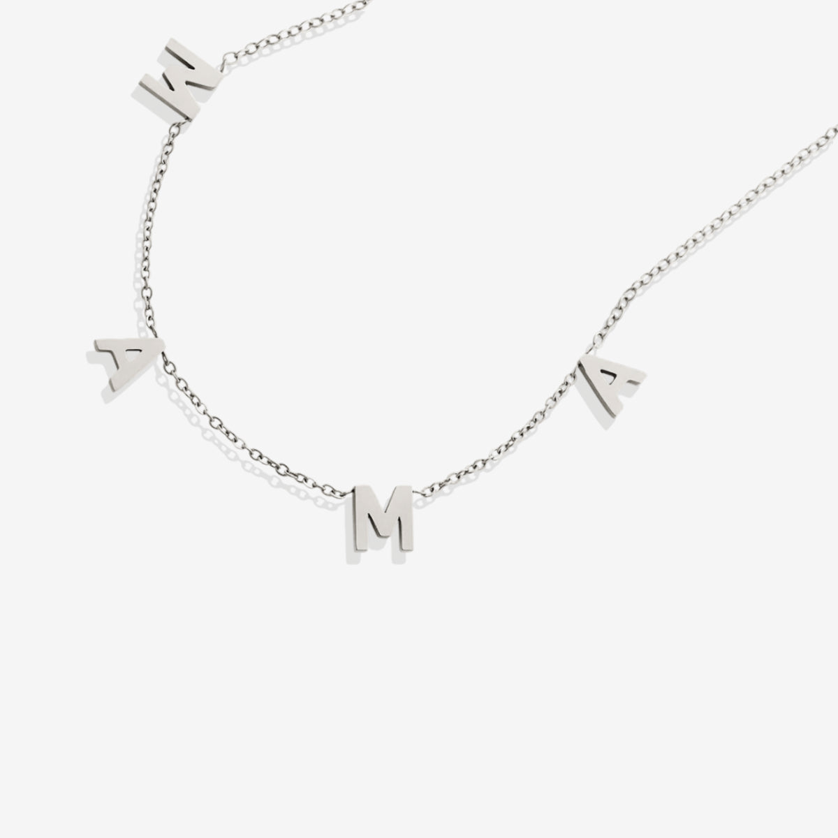 Le collier lettre MAMA