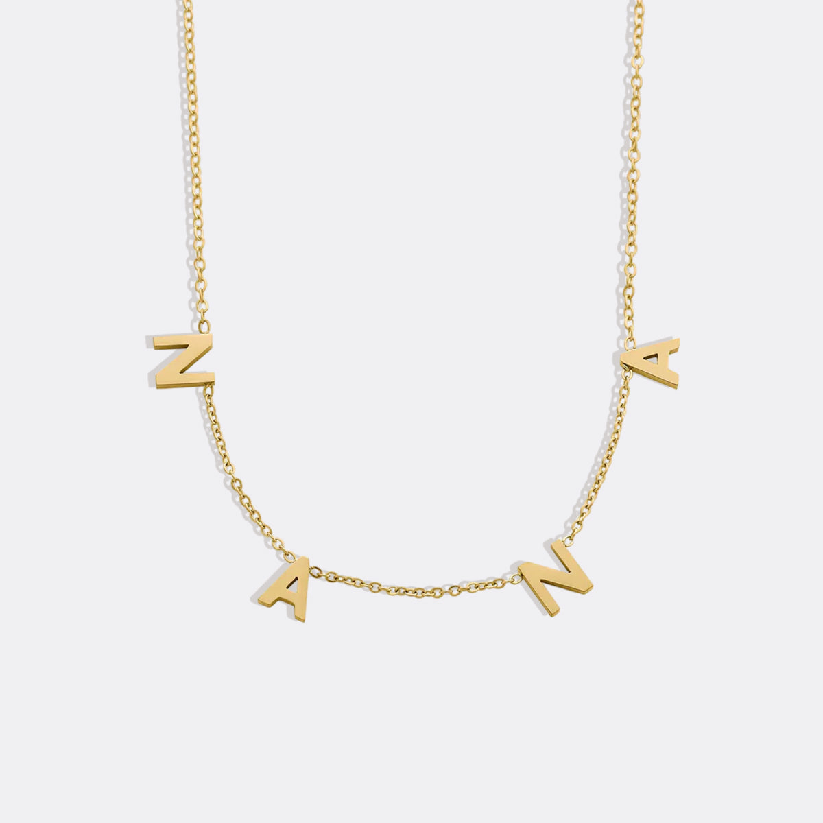 Le collier lettre NANA