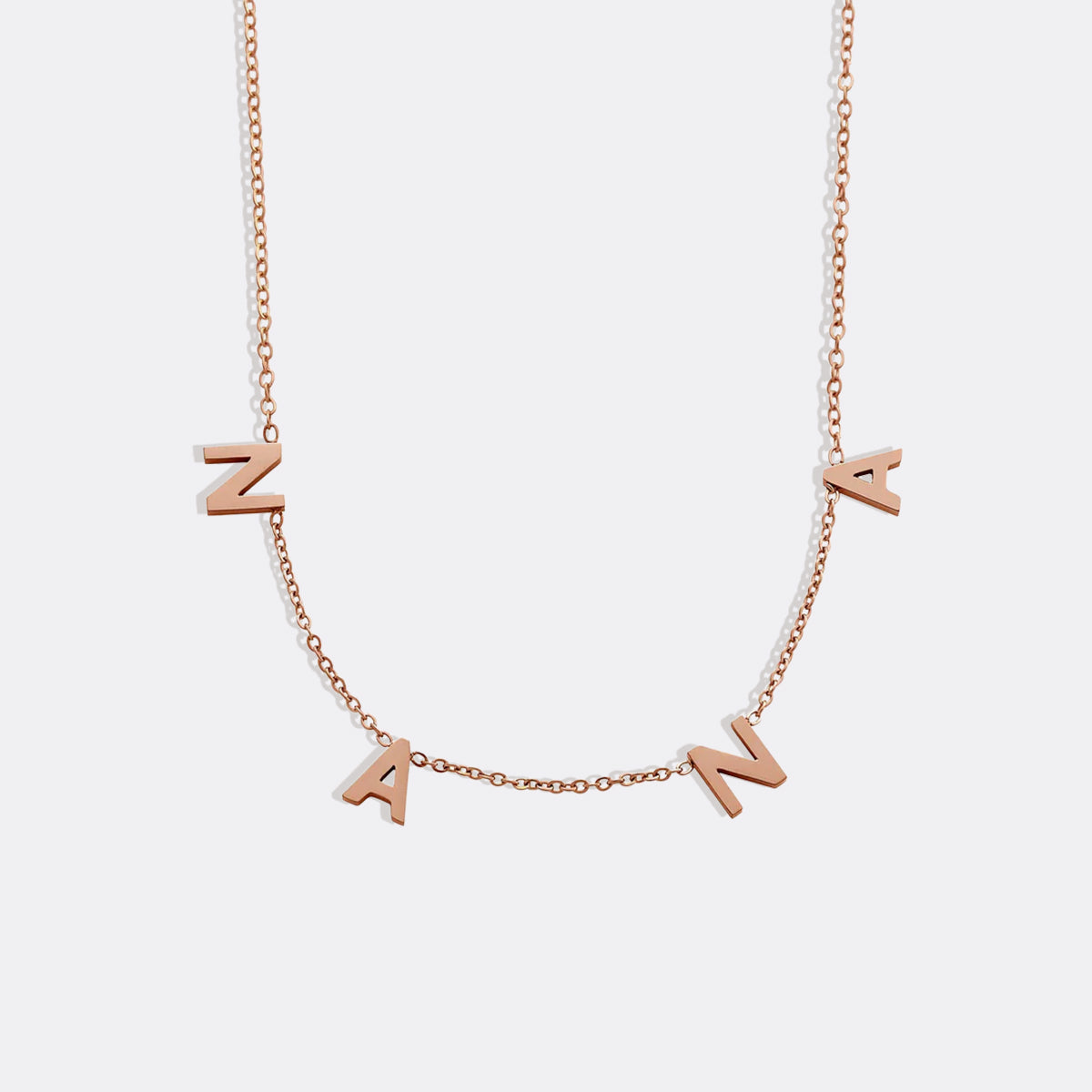 Le collier lettre NANA