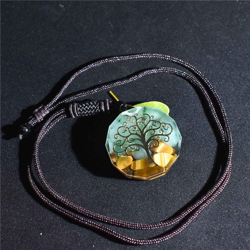 Collier en orgonite Arbre de vie - Protection énergétique