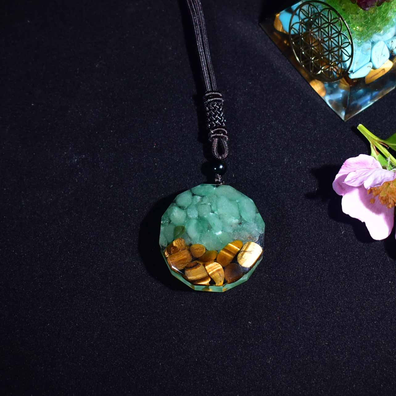 Collier en orgonite Arbre de vie - Protection énergétique