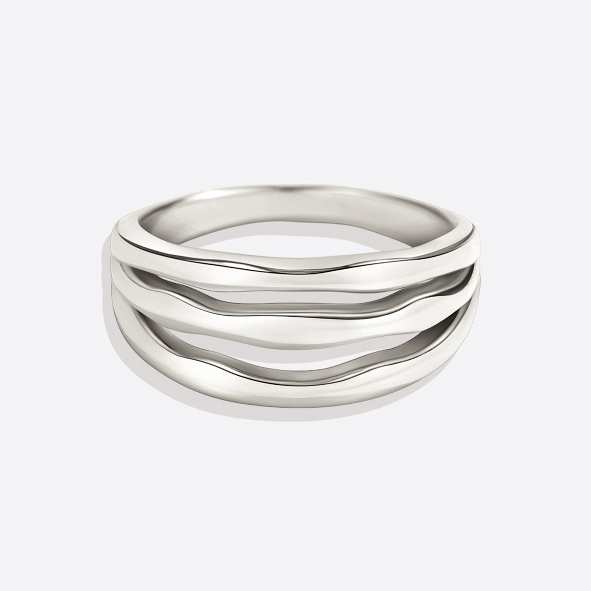Bague triple en or vermeil