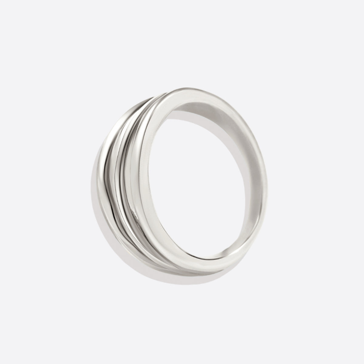 Bague triple en or vermeil
