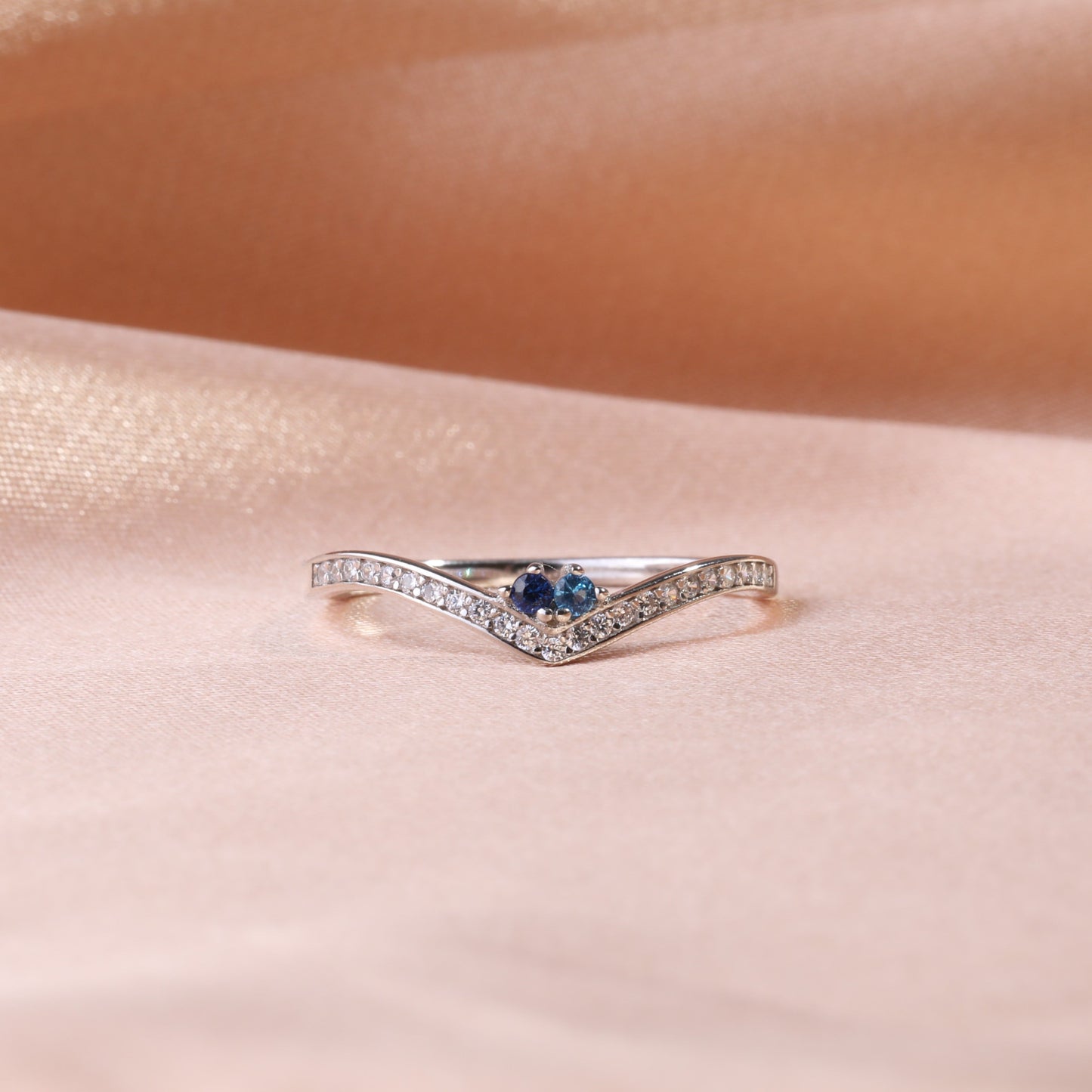 Personalized Venus Birthstone Ring