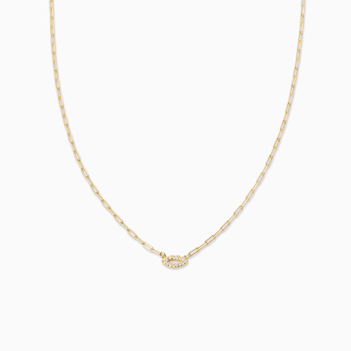 Collier en vermeil avec lèvres en diamant