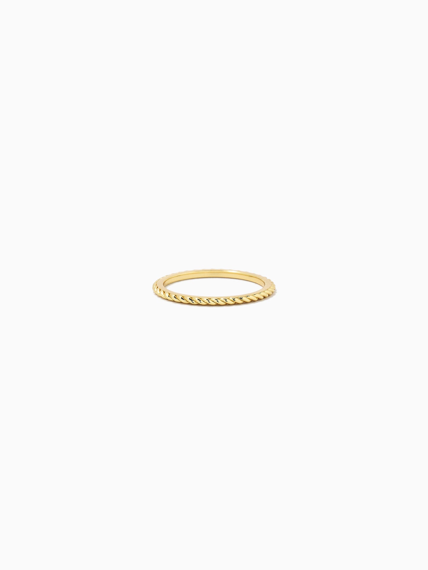 Bague en vermeil avec corde