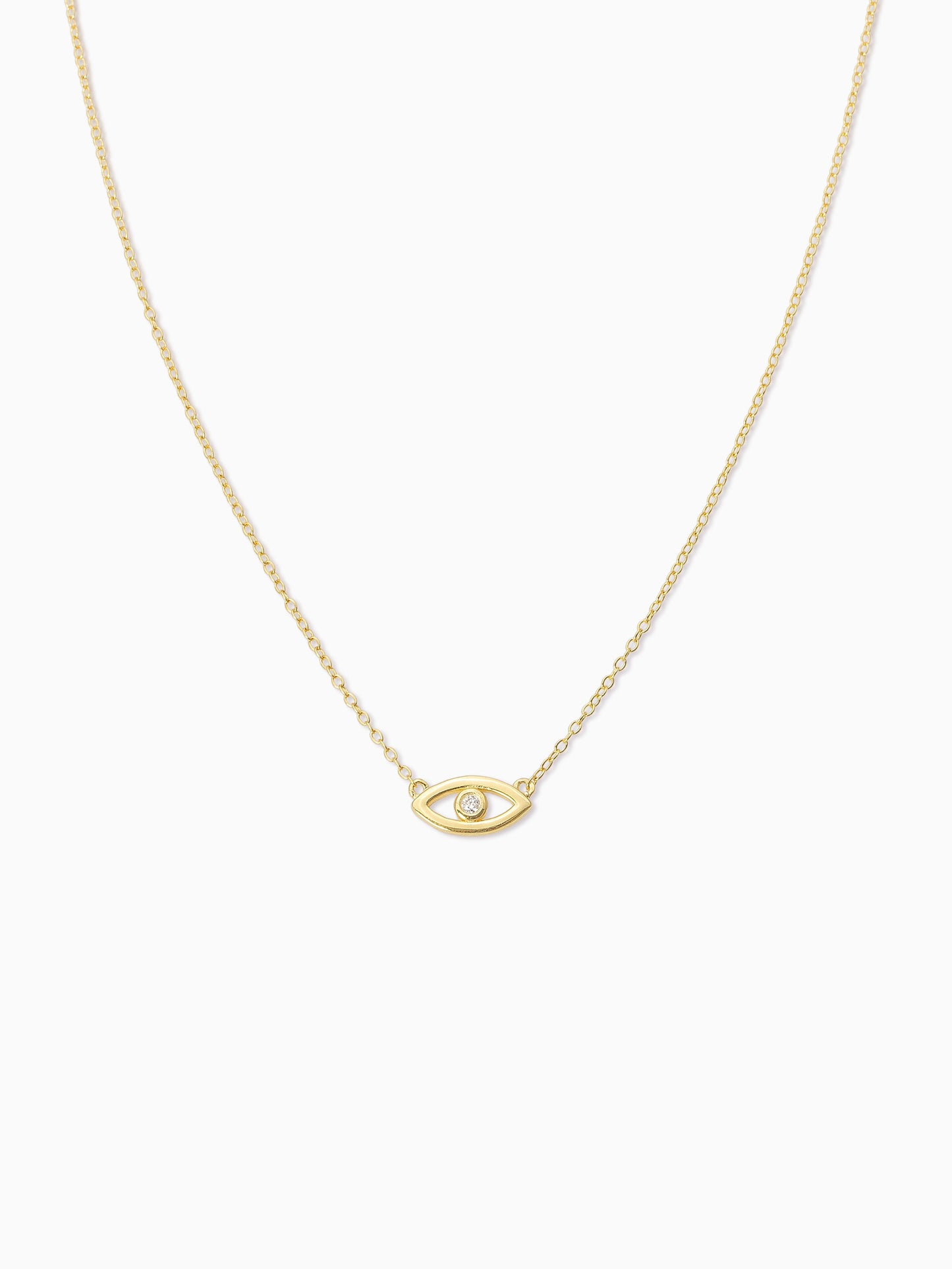 Collier en vermeil contre le mauvais œil