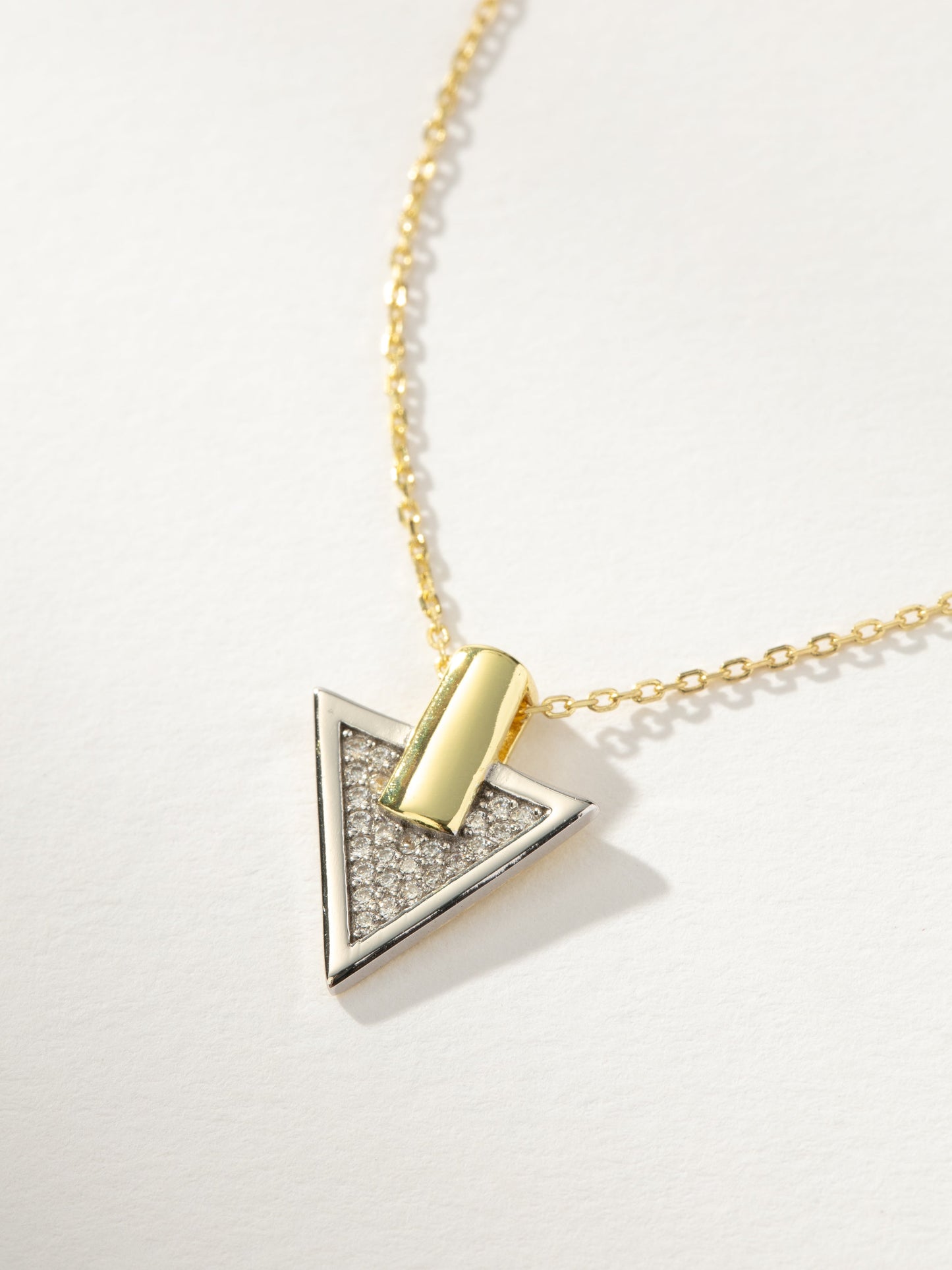 Collier pendentif mixte Desire