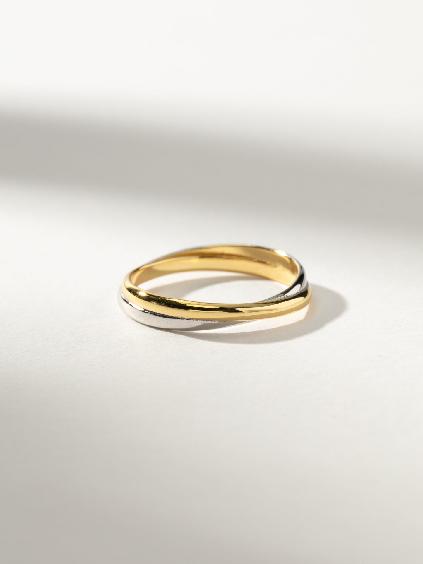 Bague mixte croisée