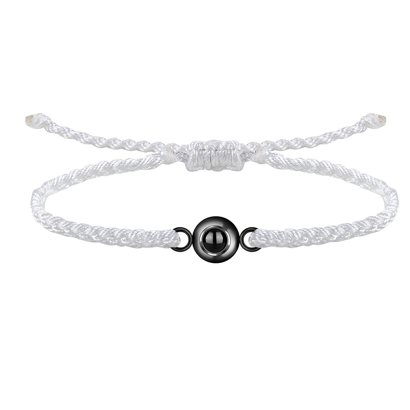 Personalisiertes kreisförmiges Fotoarmband
