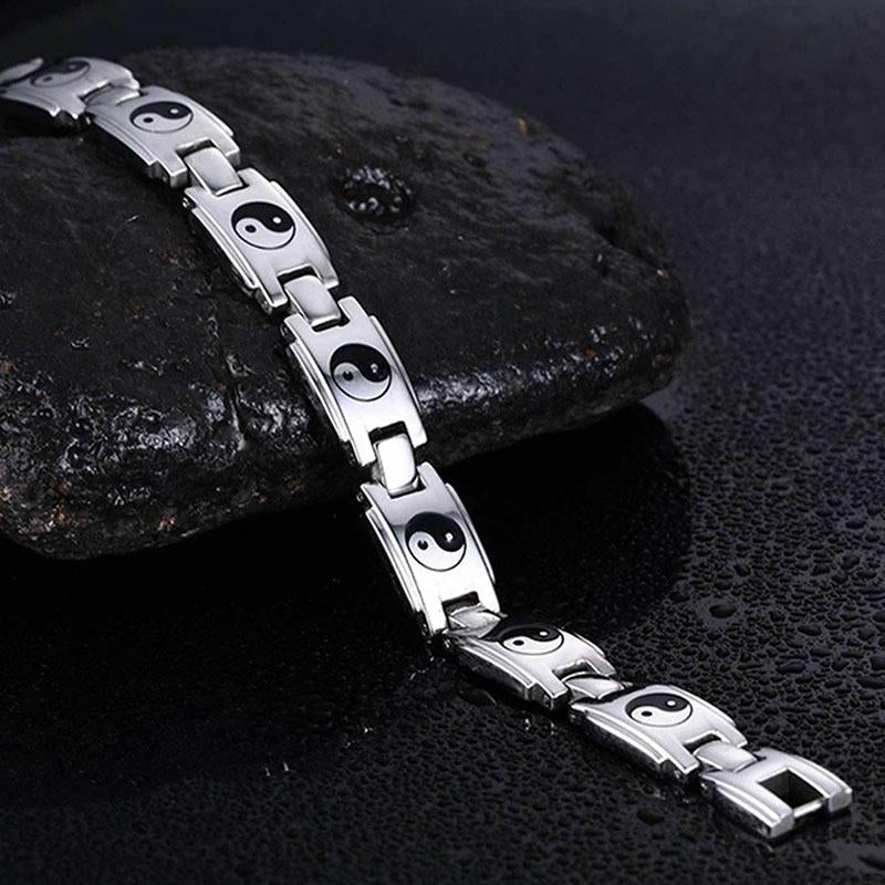 Bracelet de bien-être magnétique Yin Yang - Pour l'auto-guérison