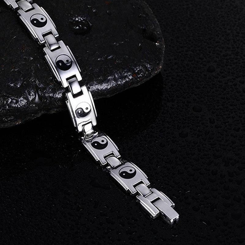 Bracelet de bien-être magnétique Yin Yang - Pour l'auto-guérison