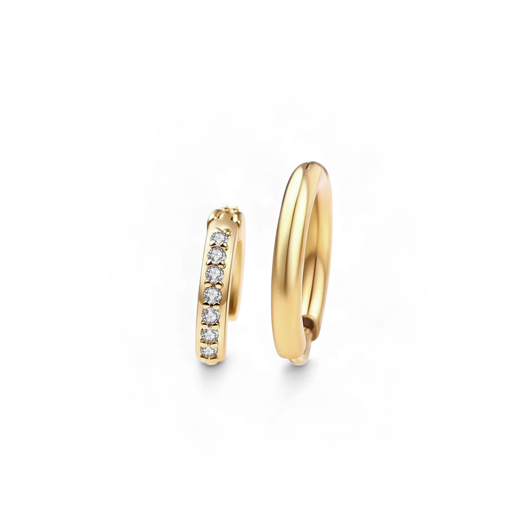 Huggie Earrings Set