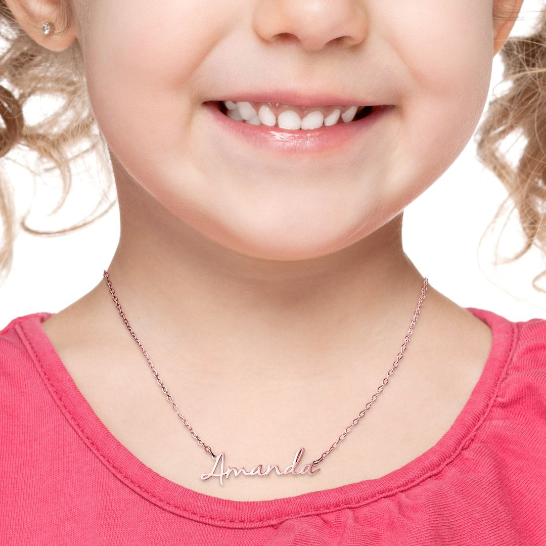Collier avec nom de fée pour enfants