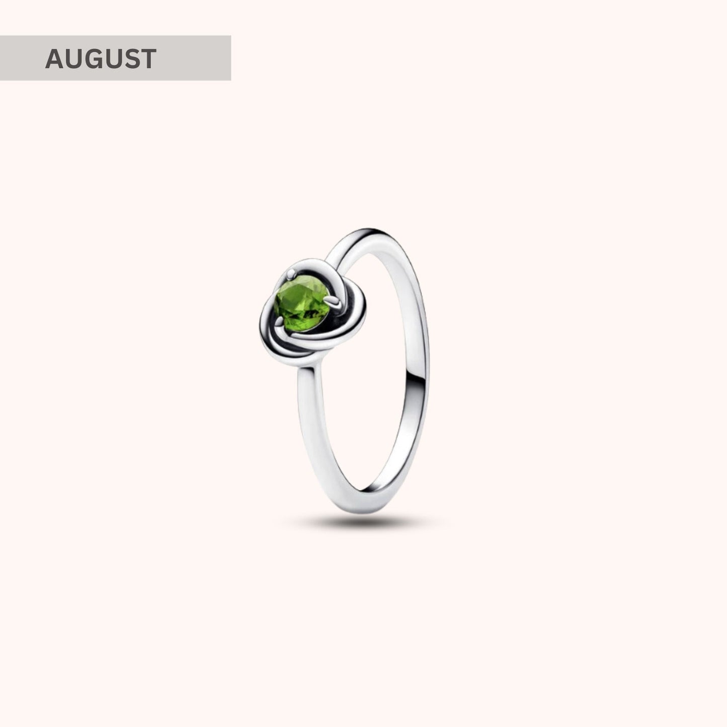 Bague Cercle Éternité avec Pierre de Naissance