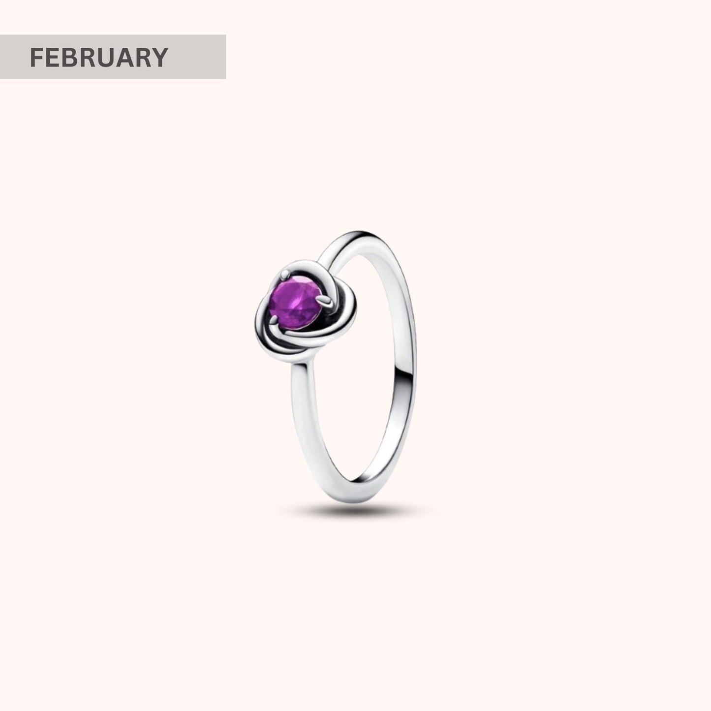 Bague Cercle Éternité avec Pierre de Naissance