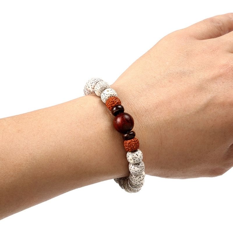 Bracelet de méditation bouddhiste - Perles de rocaille pour améliorer la concentration