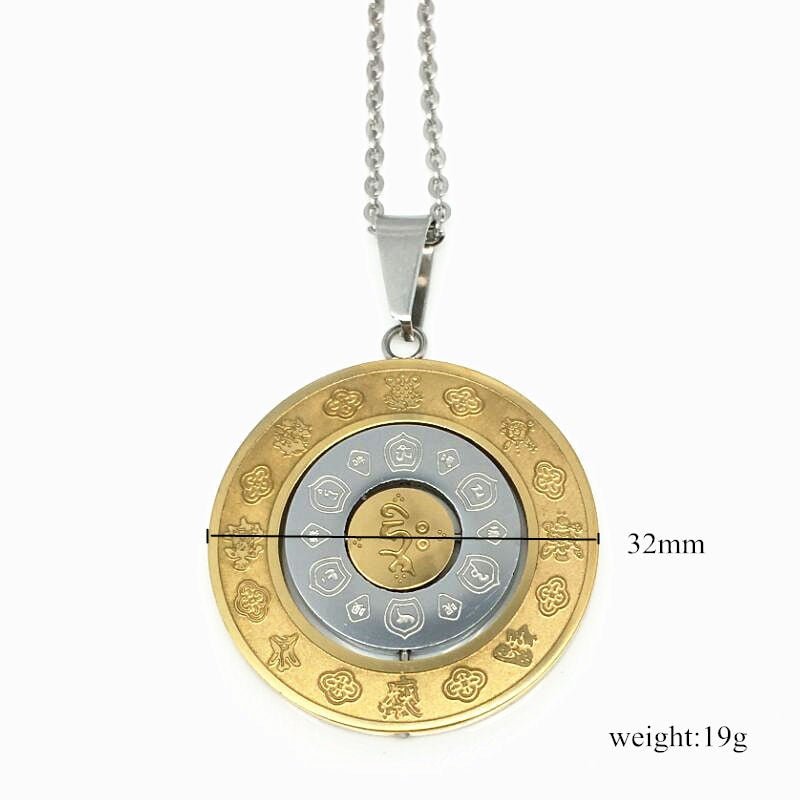 Career Path Guide Rotating Constellation Chart Necklace