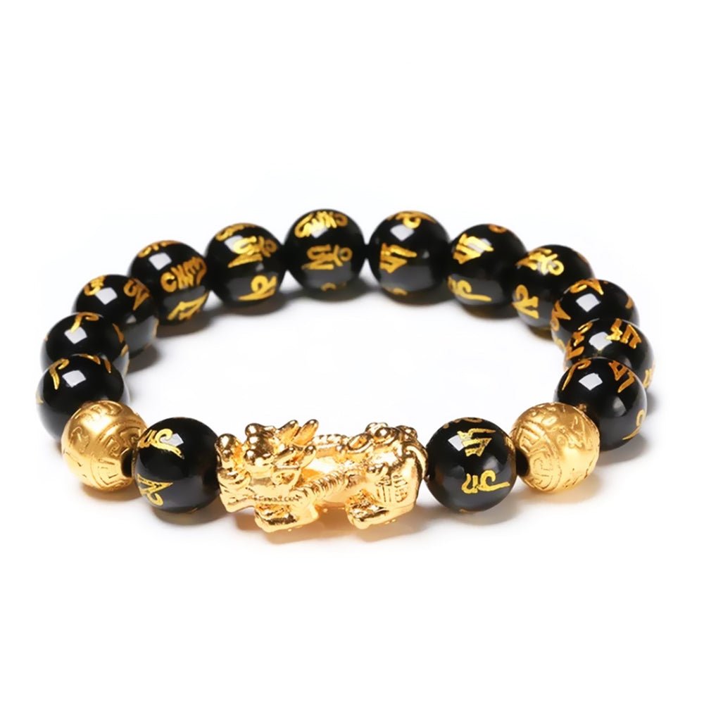 CF - Feng Shui Black Obsidian Wealth Bracelet Bundle