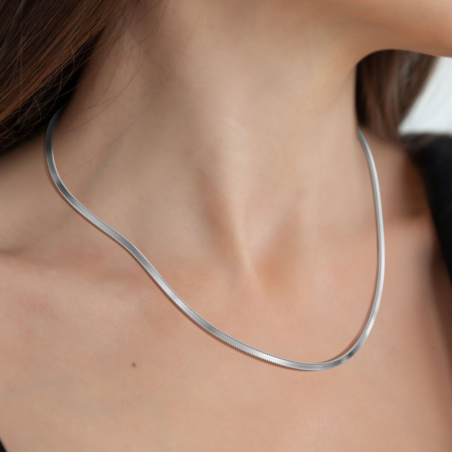 Collier chaîne à chevrons