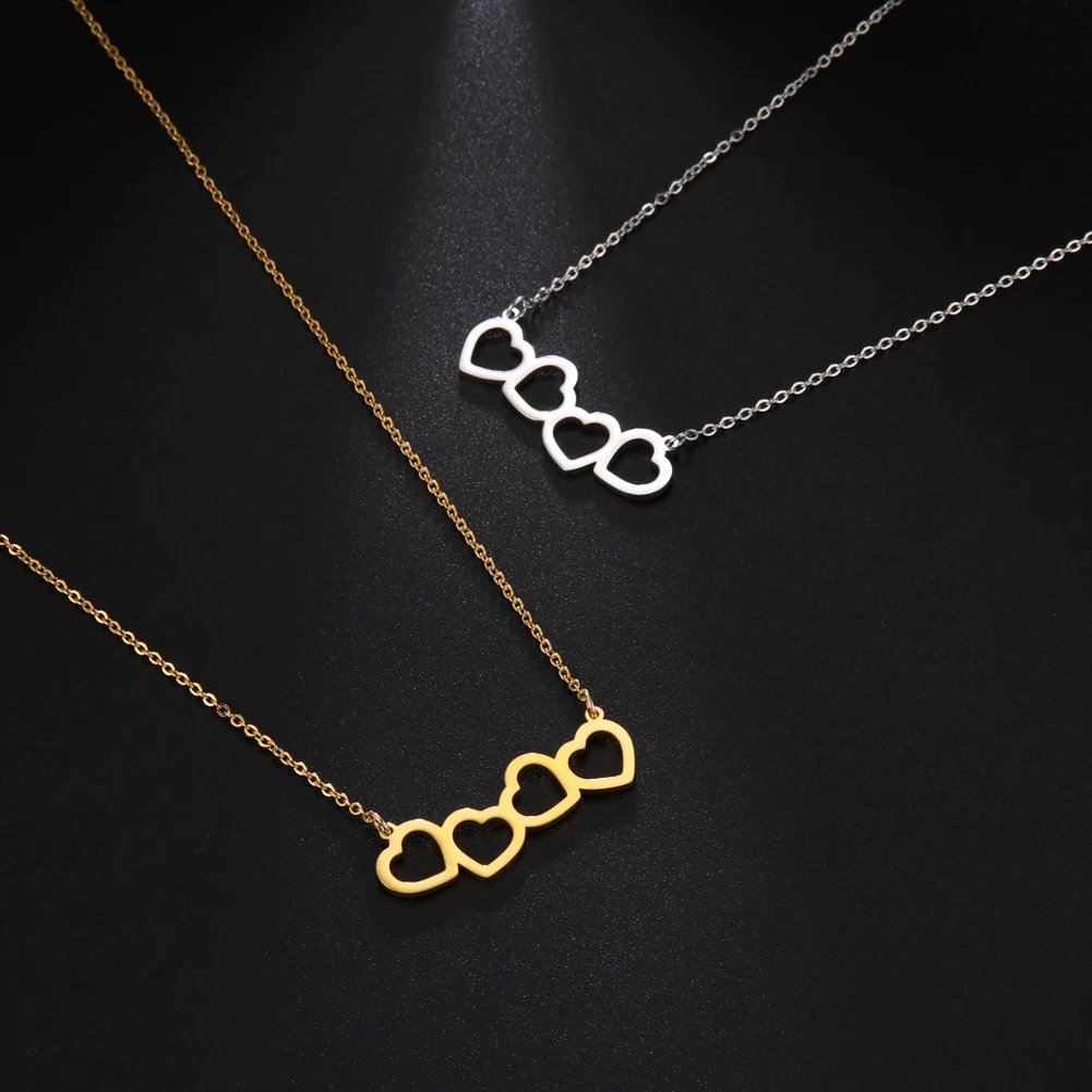 Collier pendentif connecté Love Hearts