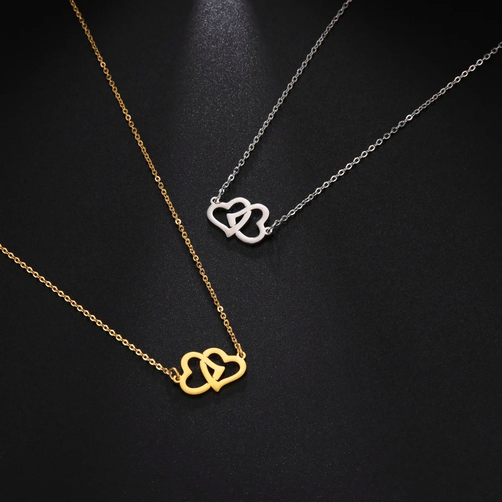 Collier pendentif connecté Love Hearts