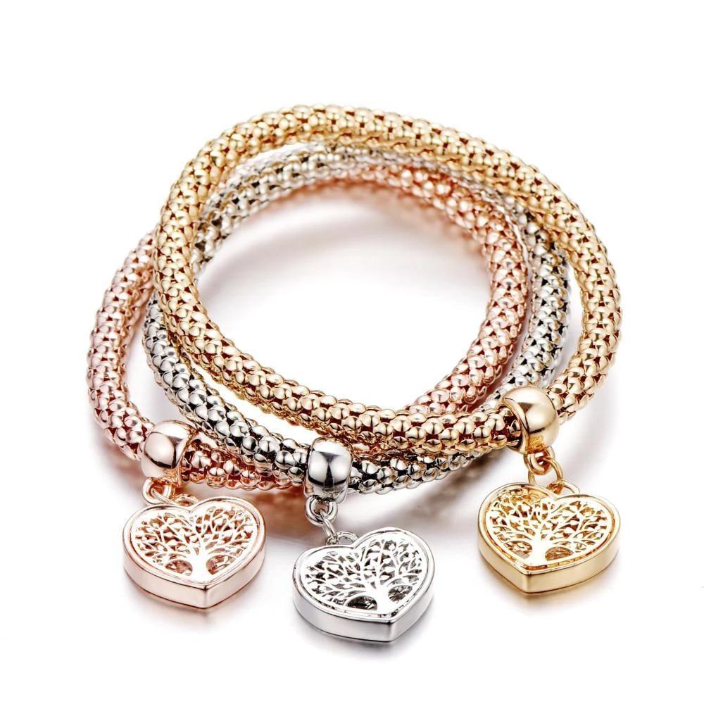 Baum des Lebens – Limitierte Auflage Herz-Charm-Armband
