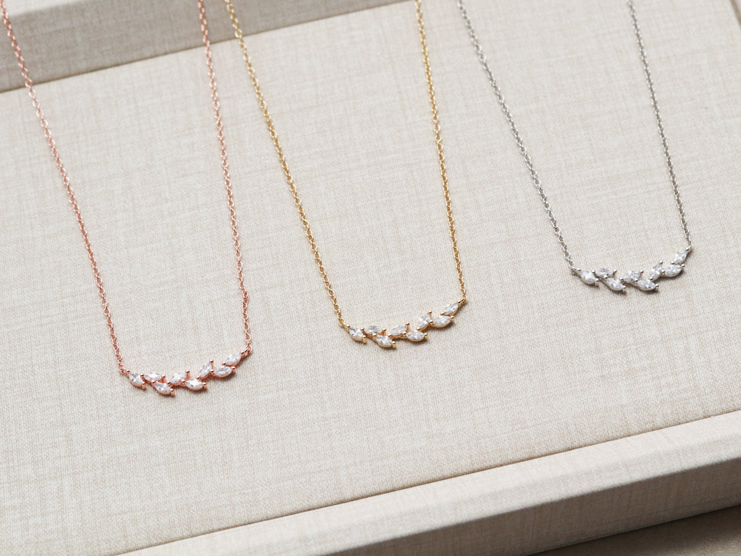 Collier de vigne en cristal