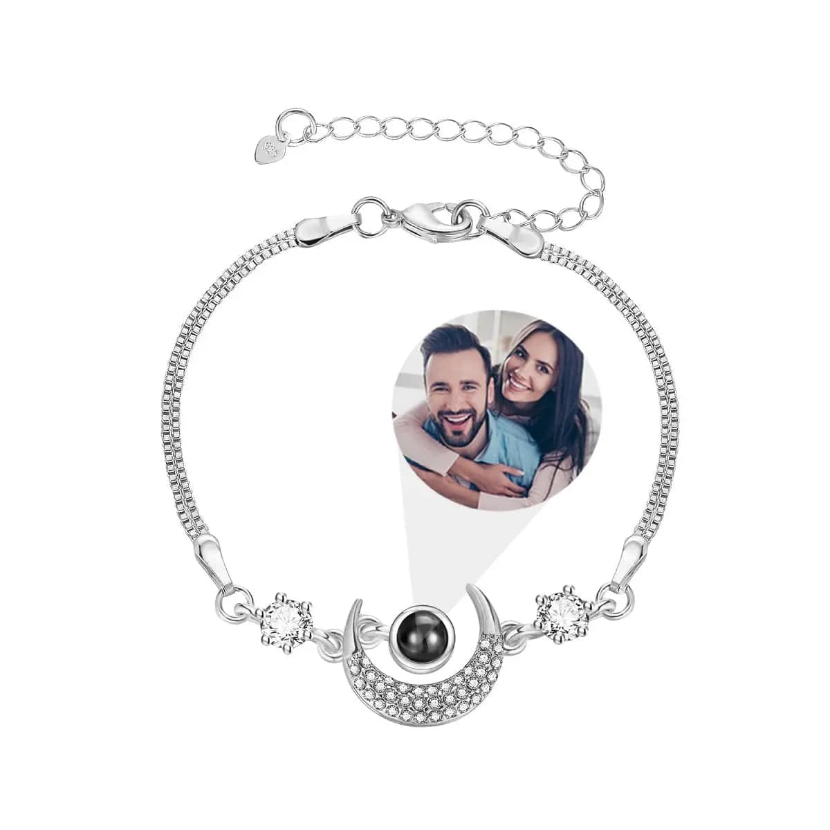 Armband mit Bild im Inneren | Individuelles Projektionsfotoarmband