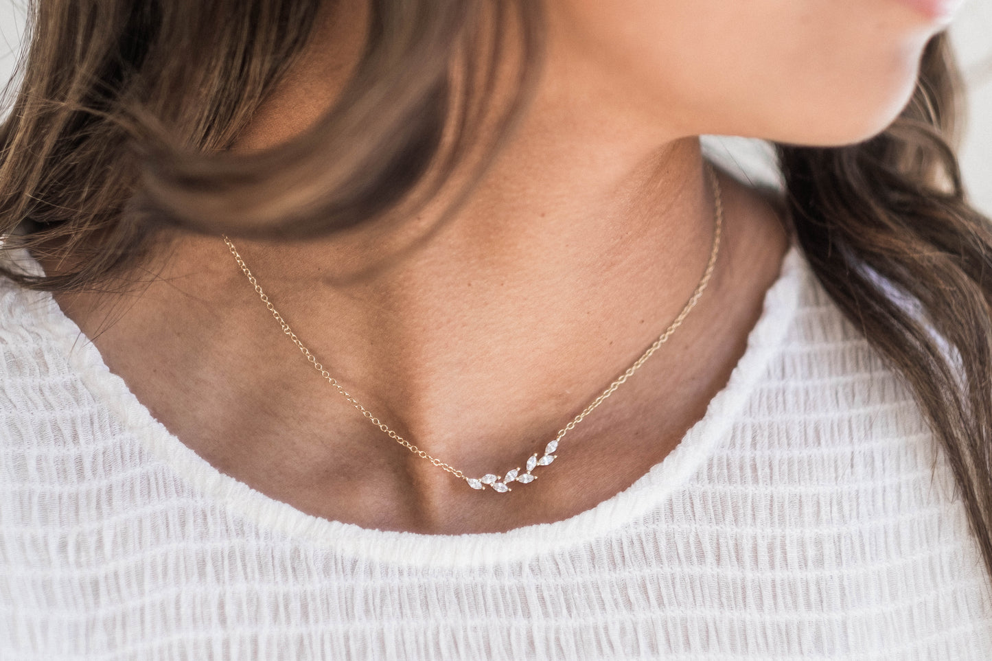 Collier de vigne en cristal