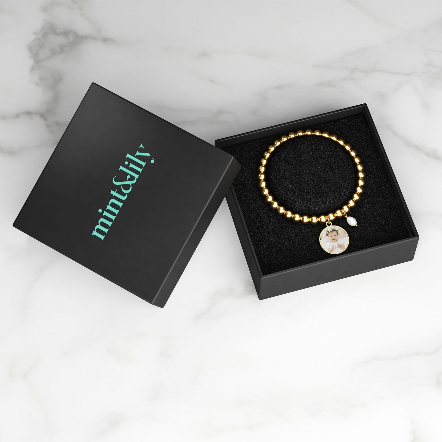 Personalized Photo Diana Charm Bracelet