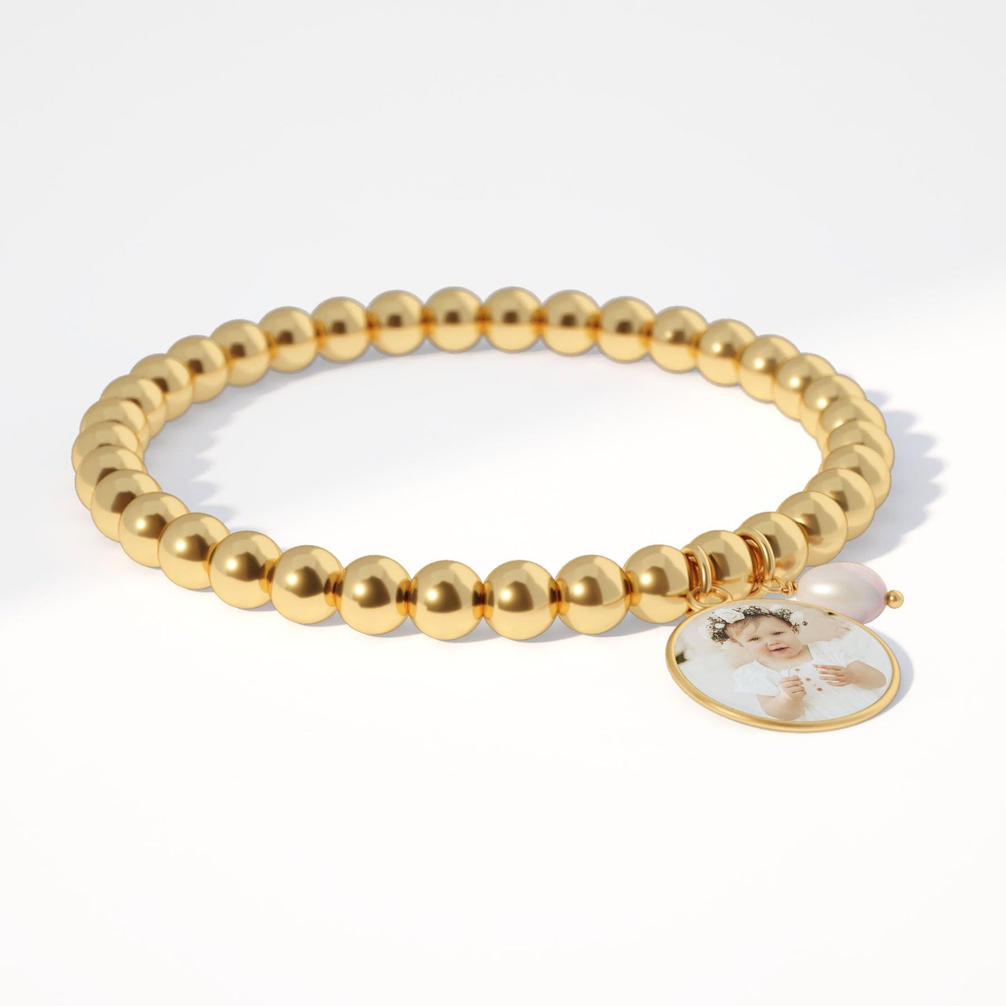 Personalized Photo Diana Charm Bracelet