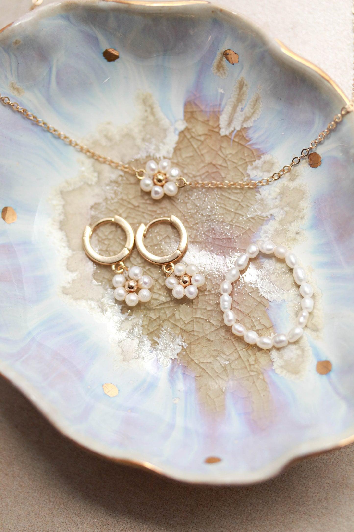 Bague extensible en perles