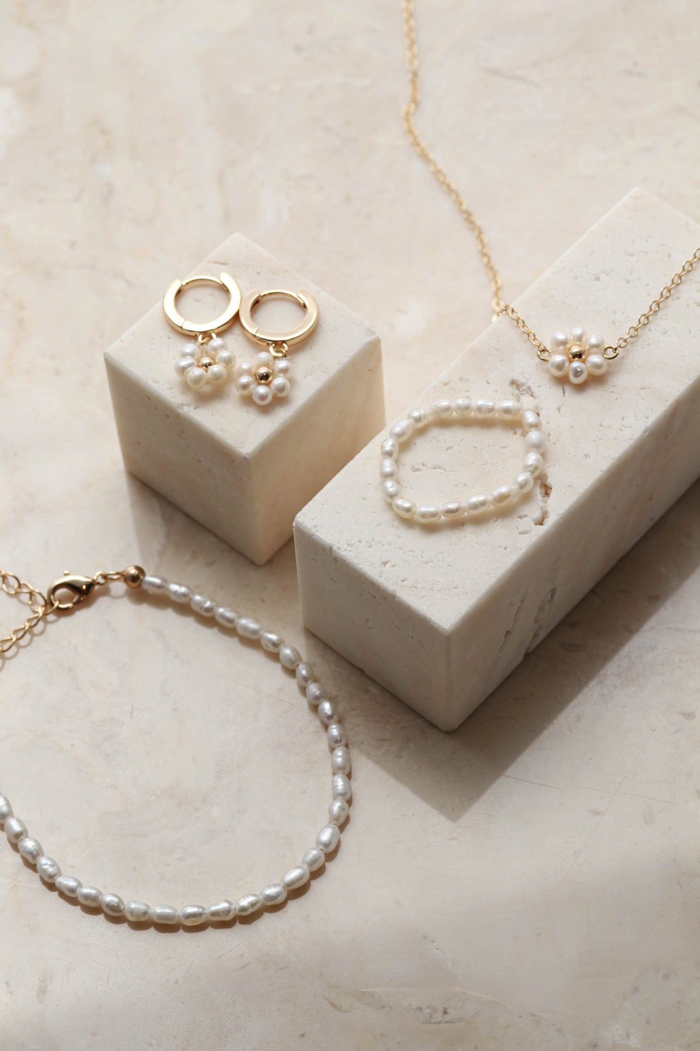 Bague extensible en perles