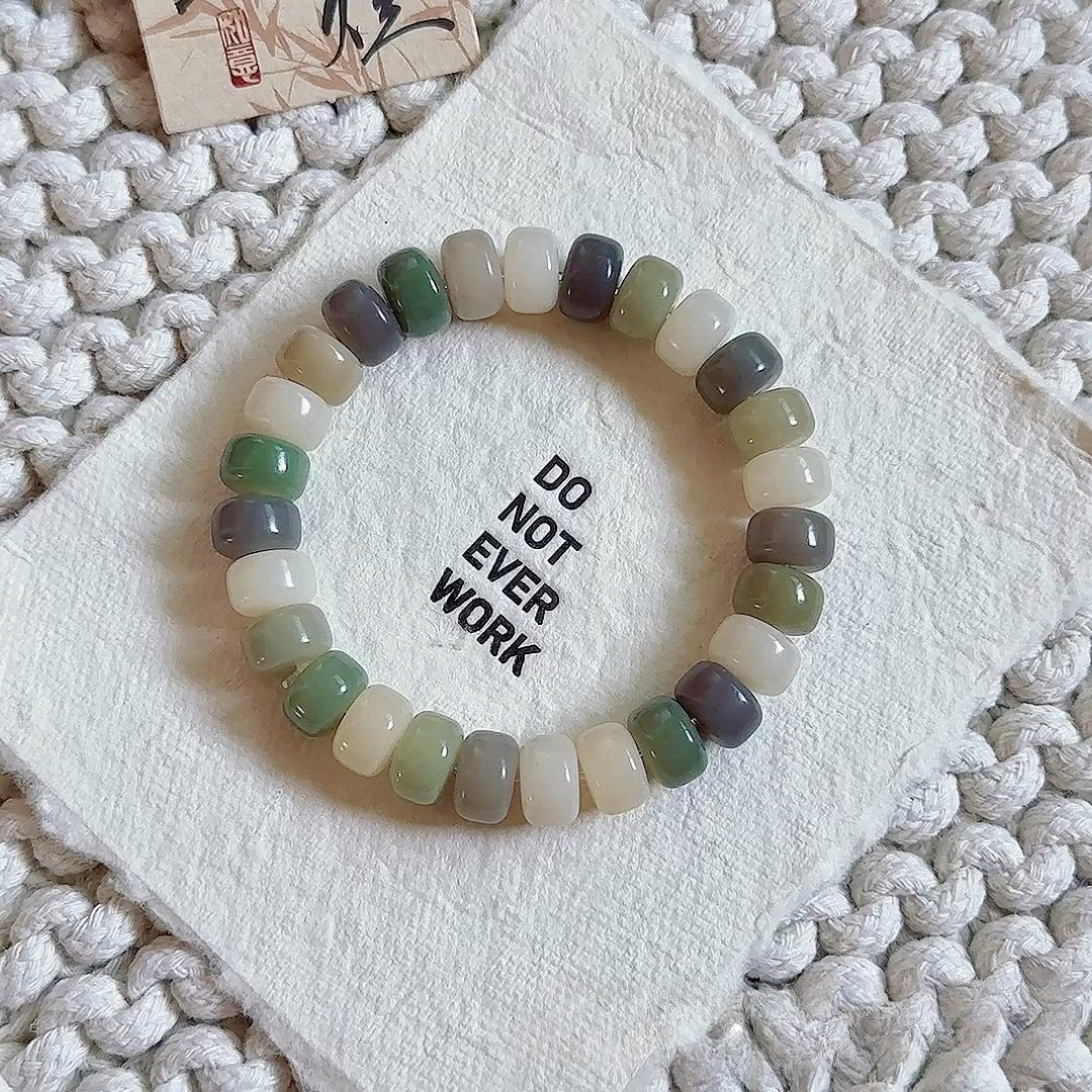 11mm Thin Slice Multi-Treasure Bodhi Bead Bracelet (Available in Multiple Colors)